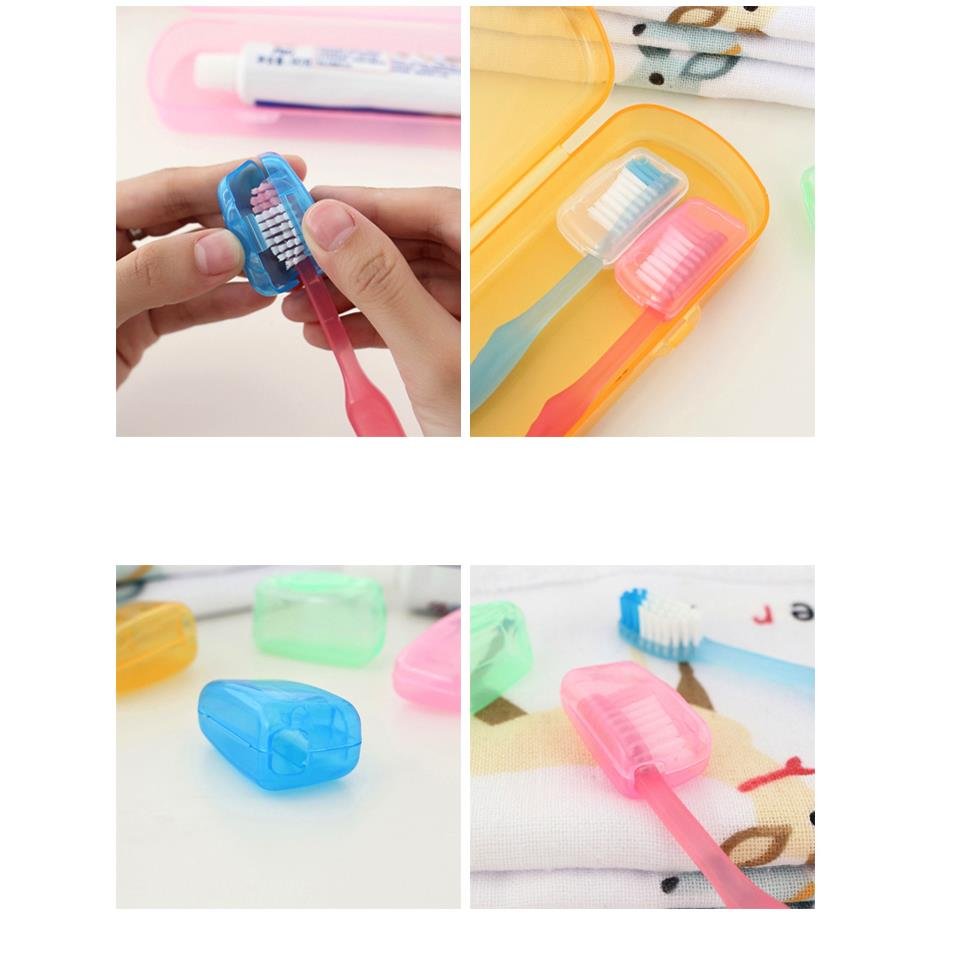 5Pcs/set Portable Toothbrush Cover Holder Travel Hiking Camping Brush Cap Case YKS Health Germproof Toothbrushes Protector