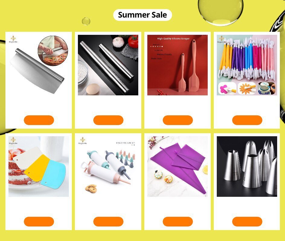 DIY Adjustable Screed Cake Scraper Fondant Spatulas Cream Edge Smoother Decorating Tools Bakeware Kitchen Baking Accessories