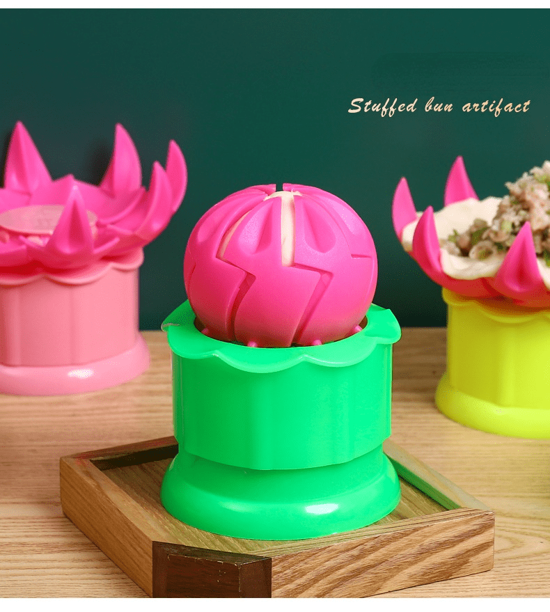 Kitchen DIY Pastry Pie Dumpling Maker Chinese Baozi Mold Baking And Pastry Tool Steamed Stuffed Bun Making Mould Bun Maker 1pcs