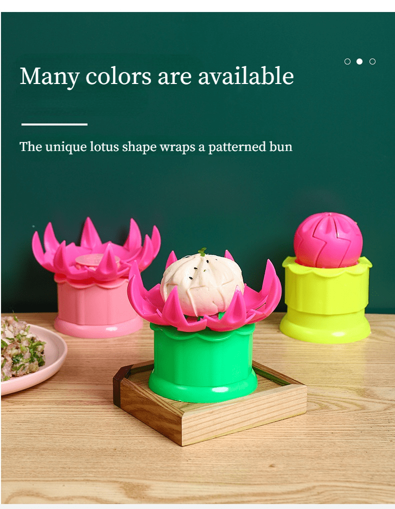 Kitchen DIY Pastry Pie Dumpling Maker Chinese Baozi Mold Baking And Pastry Tool Steamed Stuffed Bun Making Mould Bun Maker 1pcs