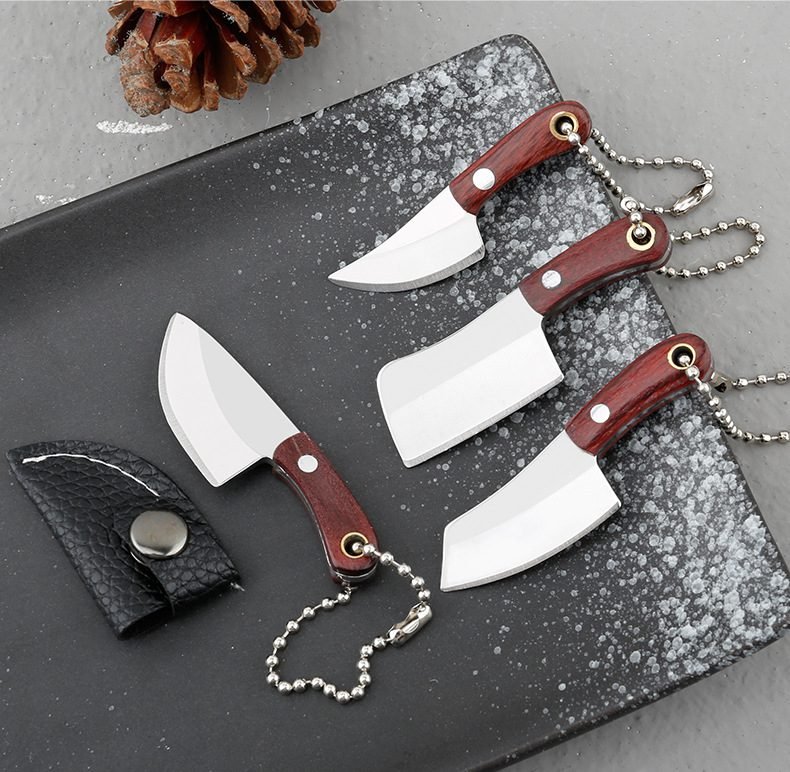 Portable Mini Knife Demolition Express Knife Collection Knife Keychain Small Kitchen Knife Out of The Box Portable Knife Gift