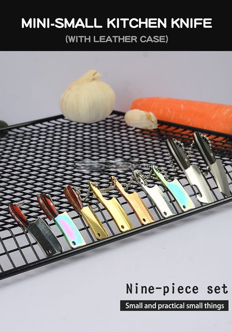 Portable Mini Knife Demolition Express Knife Collection Knife Keychain Small Kitchen Knife Out of The Box Portable Knife Gift