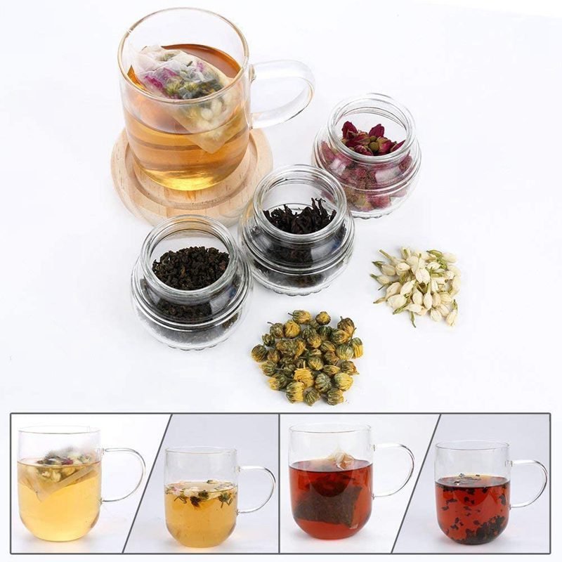 Disposable Tea Bags Multi-size Tea Bags for Loose Leaf Tea Empty Large Scented Drawstring Pouch Bag Iced Coffee Filter Bags