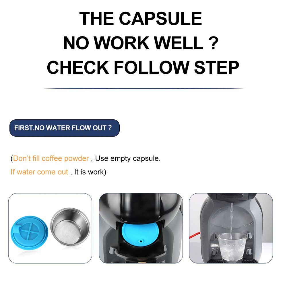 Refillable STAINLESS STEEL Metal Reusable Dolce Gusto Capsule Silicone Cover Dolce Gusto Coffee Machine Coffee Spoon with Clip Refillable STAINLESS STEEL Metal Reusable Dolce Gusto Capsule Silicone Cover Dolce Gusto Coffee Machine Coffee Spoon with Clip