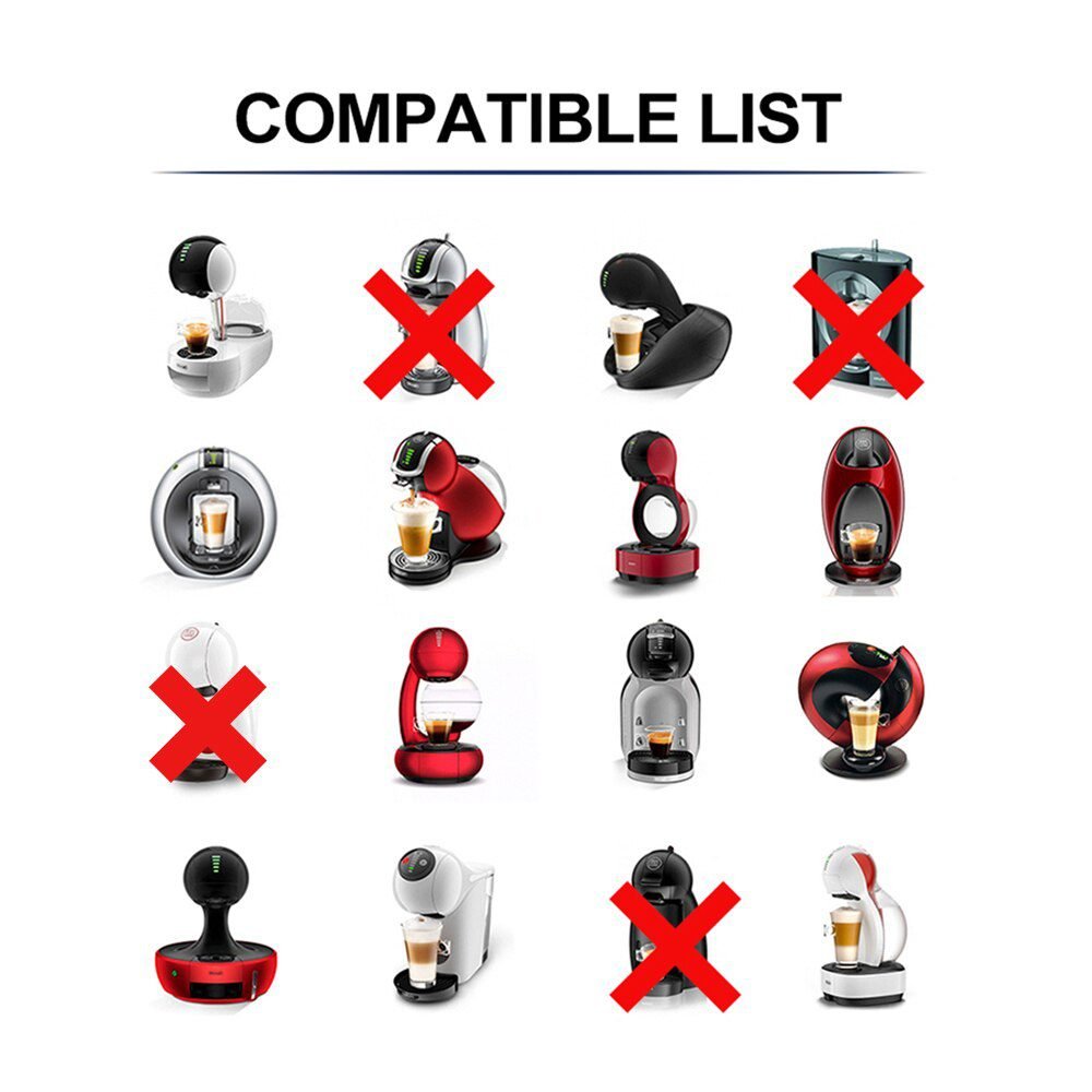 Refillable STAINLESS STEEL Metal Reusable Dolce Gusto Capsule Silicone Cover Dolce Gusto Coffee Machine Coffee Spoon with Clip Refillable STAINLESS STEEL Metal Reusable Dolce Gusto Capsule Silicone Cover Dolce Gusto Coffee Machine Coffee Spoon with Clip