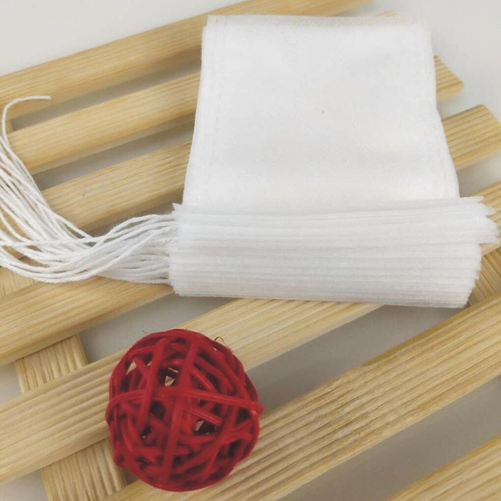 100Pcs/Lot Teabags 5 x 7CM Empty Scented Tea Bags With String Heal Seal Filter Paper for Herb Loose Tea 100Pcs/Lot Teabags 5 x 7CM Empty Scented Tea Bags With String Heal Seal Filter Paper for Herb Loose Tea