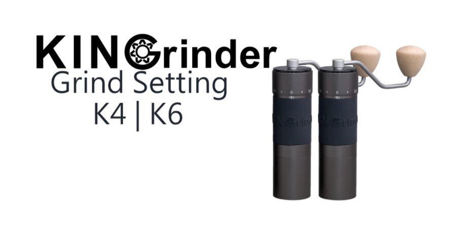 Kingrinder K4 /K6 manual coffee grinder portable mill 420stainless steel 48mm stainless steel Titanium plating burr