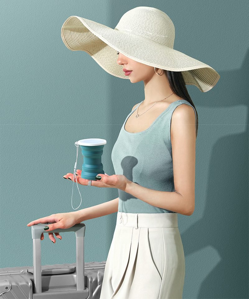 Creative ORIGIN CUP Portable Silicone Folding Cup with Lid Travel Wash Mouth Cup Heat Resistant Water Coffe Cup for Outdoor Camp Creative ORIGIN CUP Portable Silicone Folding Cup with Lid Travel Wash Mouth Cup Heat Resistant Water Coffe Cup for Outdoor Camp