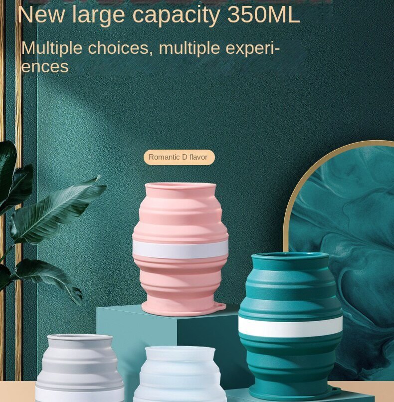 Creative ORIGIN CUP Portable Silicone Folding Cup with Lid Travel Wash Mouth Cup Heat Resistant Water Coffe Cup for Outdoor Camp Creative ORIGIN CUP Portable Silicone Folding Cup with Lid Travel Wash Mouth Cup Heat Resistant Water Coffe Cup for Outdoor Camp