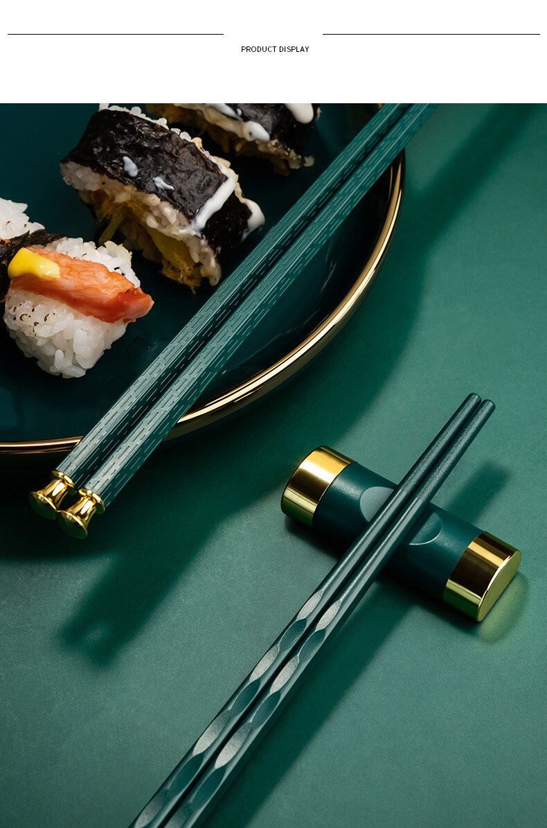 5Pairs High Quality Japanese Non-Slip Chopsticks Korean Home Hotel Restaurant Portable Healthy Food Stick For Sushi Chopsticks