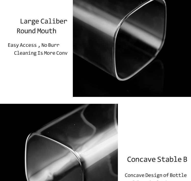 Sealing Kitchen Grain Tea Mason Storage Tank With Bamboo Cover Glass Jars For Spices Condiments Organizer Airtight Container