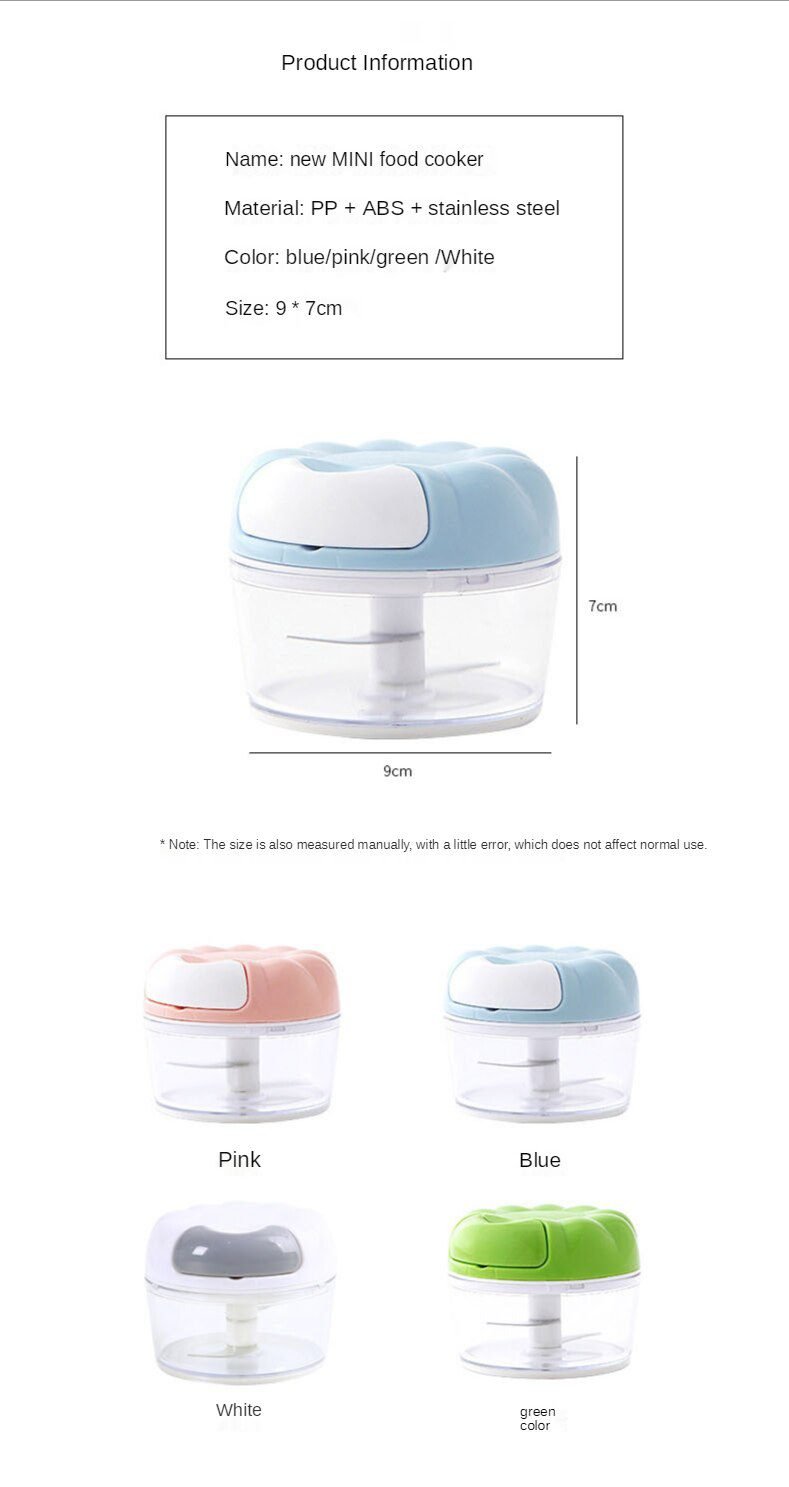 Multi-function Garlic Grinding Chopper Manual Garlic Press Food Vegetables Cutter Meat Grinders Kitchen Gadgets pepper corn