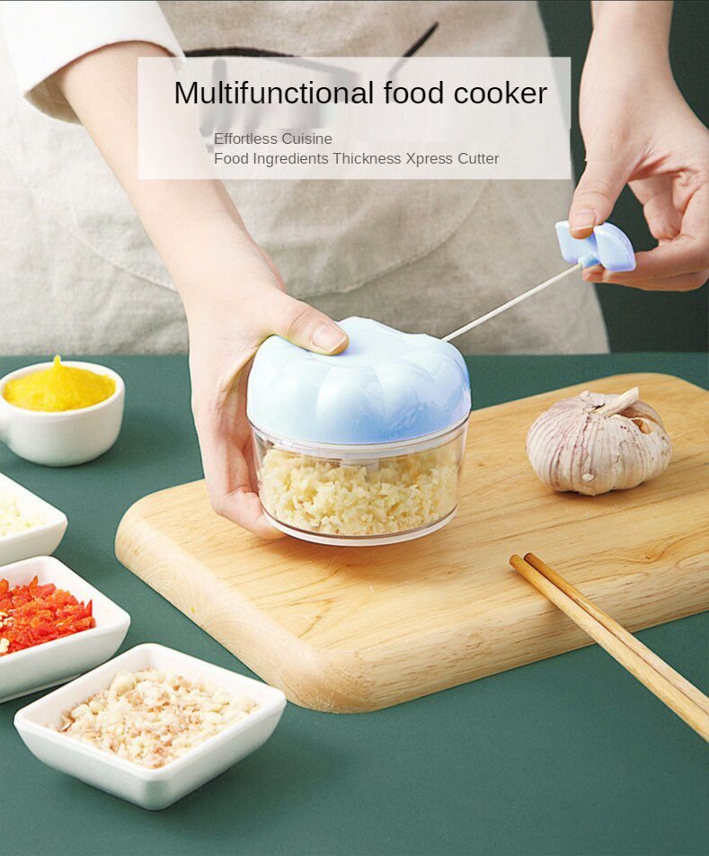Multi-function Garlic Grinding Chopper Manual Garlic Press Food Vegetables Cutter Meat Grinders Kitchen Gadgets pepper corn