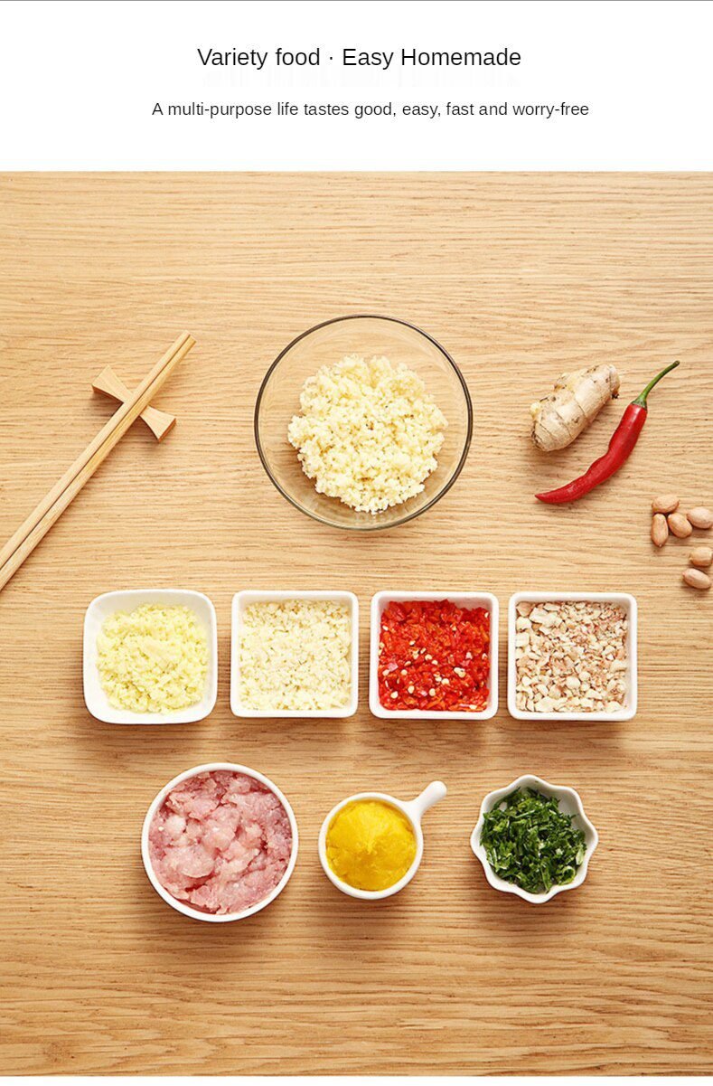 Multi-function Garlic Grinding Chopper Manual Garlic Press Food Vegetables Cutter Meat Grinders Kitchen Gadgets pepper corn