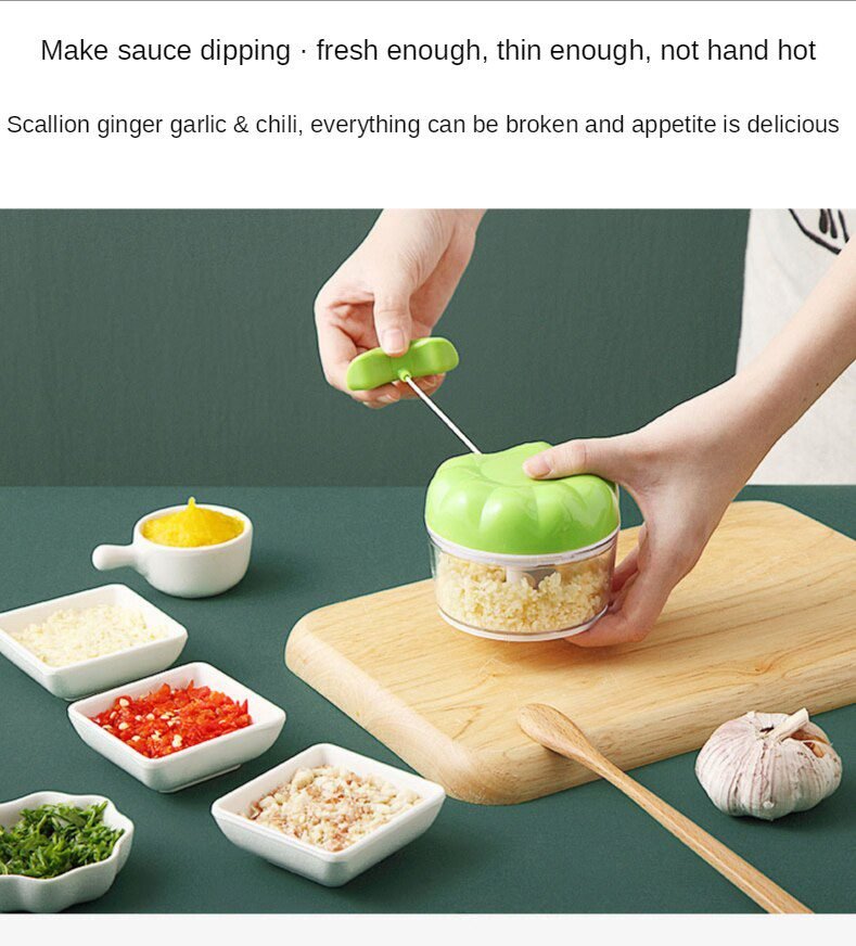 Multi-function Garlic Grinding Chopper Manual Garlic Press Food Vegetables Cutter Meat Grinders Kitchen Gadgets pepper corn