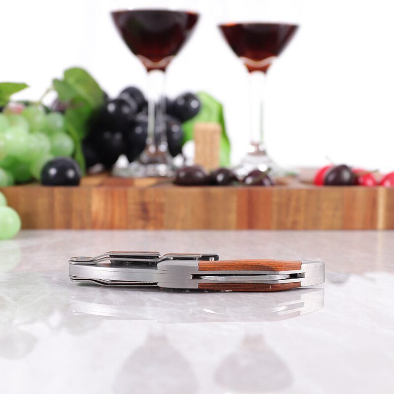 Wine Opener, Professional Waiters Corkscrew, PU Bag, Bottle Opener and Foil Cutter Gift for Wine Lovers