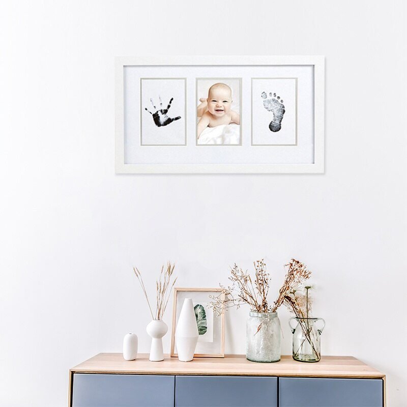 Newborn Baby Footprints Handprint Ink Pads Kits for DIY Photo Frame Accessories Newborn Baby Pet Cat Dog Paw Prints Souvenir