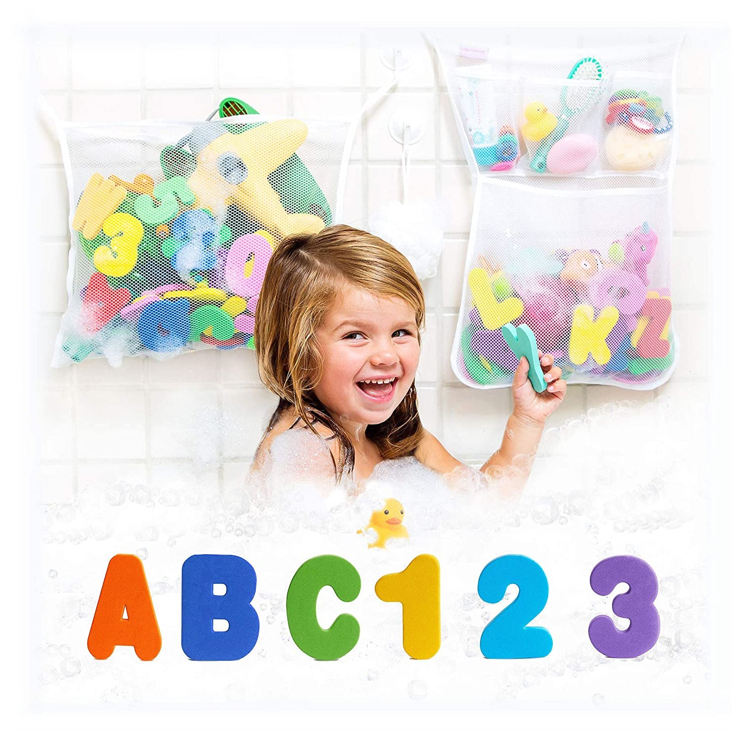 Bathtub Bathroom Toys Animals Alphanumeric Letter Puzzle BathToys EVA Education Learning Foam Fish Water Bathing buble Float Toy