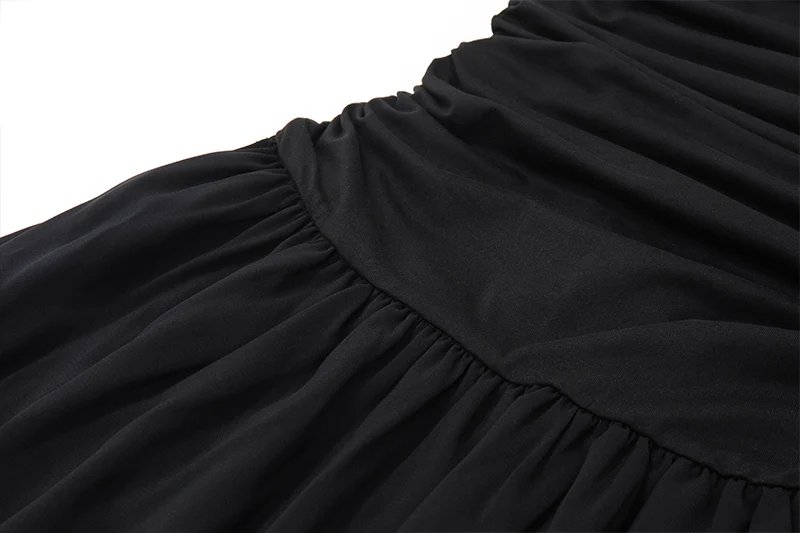 WhereMery Elegant Slip Long Dresses Sexy Women Ruched Bodycon Solid Maxi Dress Spring Y2K Summer Temperament High-waist Vestidos