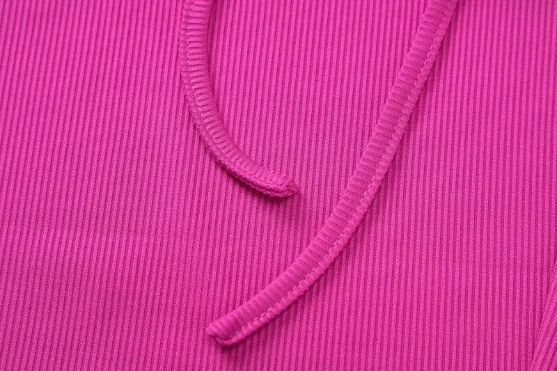 Dulzura Women 2024 Spring Autumn Fashion Long Sleeve Knitted Streetwear Bodycon Short Mini Dress Wholesale Items For Business