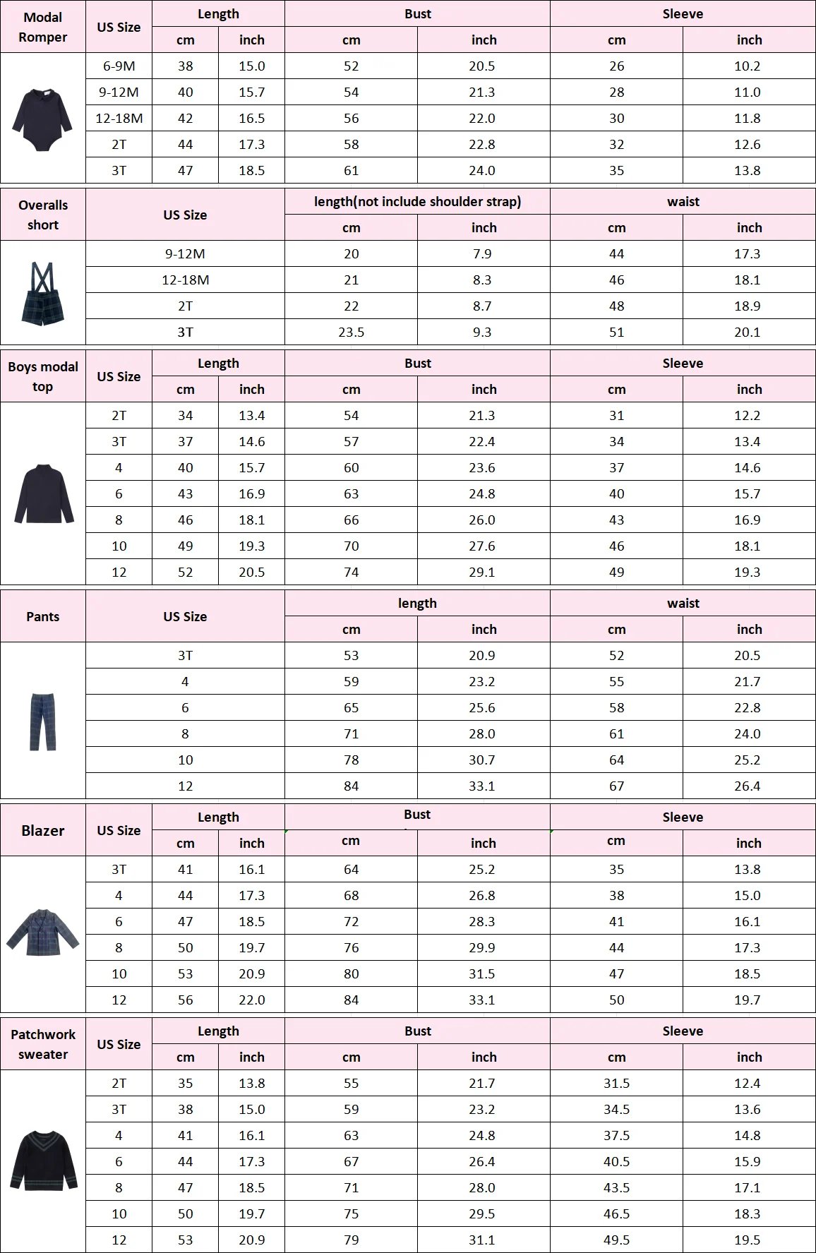 AS Navy Collection AW25 Girls Plaid Dress Two Color Patchwork Sweater Baby Romper Boys Blazer Pants Family Matching Clothing