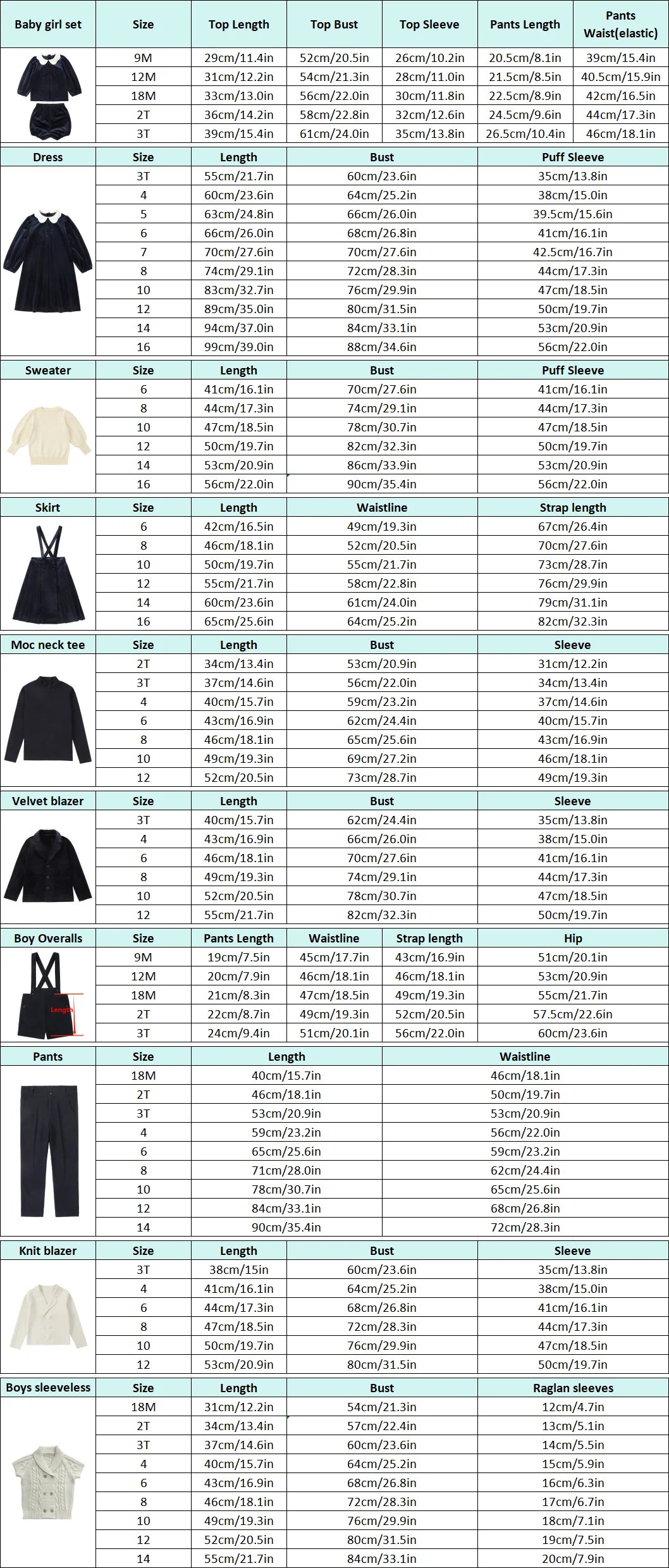 AP AW25 Sapphire Collection Girls Velvet Dress Baby Kids Set Floral Sweater Boys Overalls Brothers Sisters Family Matching