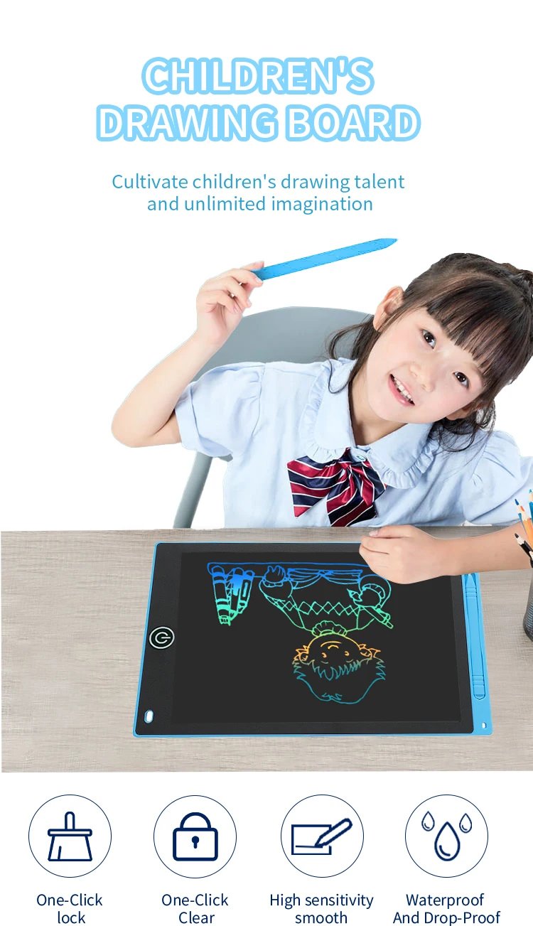 8.5 Inch LCD Writing Tablet Drawing Board Graffiti Sketchpad Mgaic Erasable Handwriting Pad Toys for Kids Boys Gifts