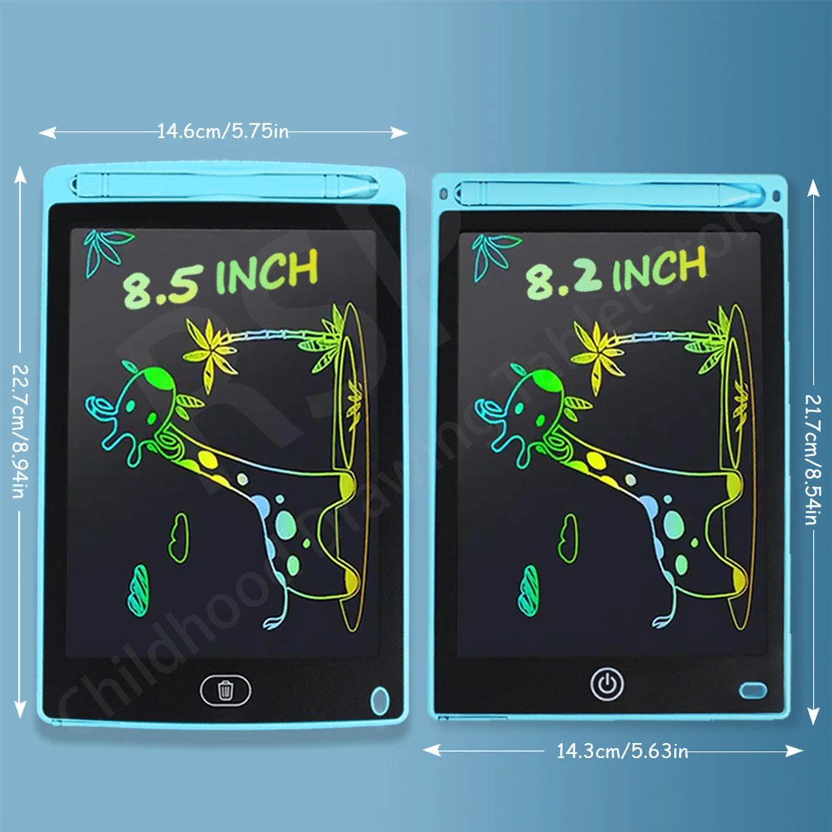 16/12/10/8.5/8.2/6.5/4.5inch LCD graphic tablet,color drawing tablet,3 4 5 6 7 8years kids birthday gifts/Christmas/travel toys