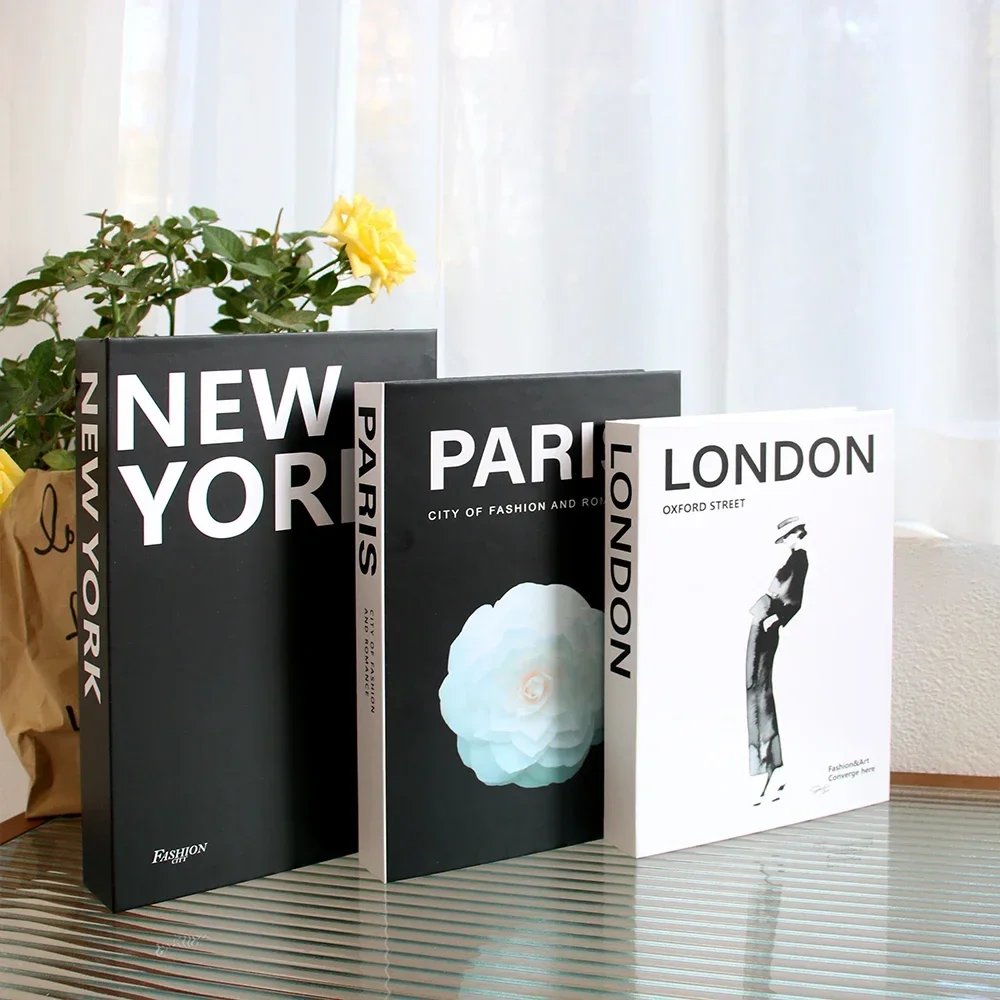 3Pcs Foldable Fashion Fake Books Living Room Decoration Designer Books Coffee Table Ornaments Club Hotel Room Villa Prop Books 3Pcs Foldable Fashion Fake Books Living Room Decoration Designer Books Coffee Table Ornaments Club Hotel Room Villa Prop Books