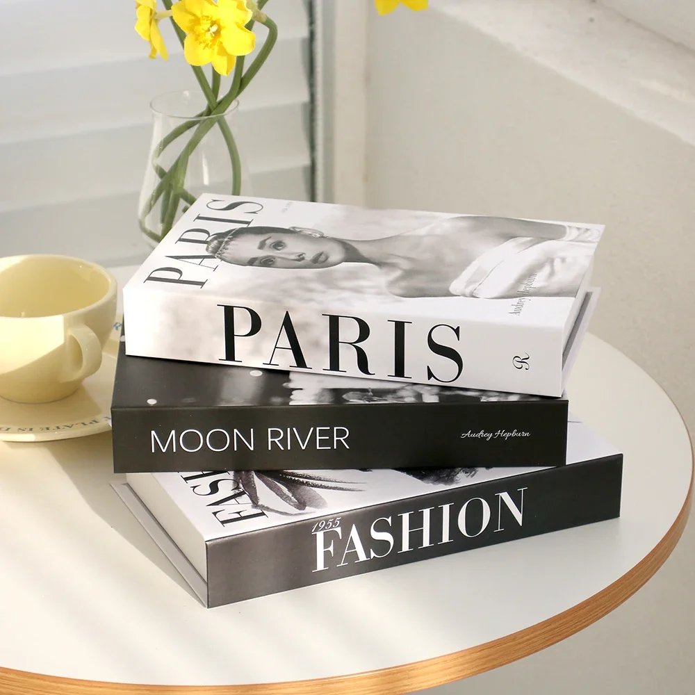 3Pcs Foldable Fashion Fake Books Living Room Decoration Designer Books Coffee Table Ornaments Club Hotel Room Villa Prop Books 3Pcs Foldable Fashion Fake Books Living Room Decoration Designer Books Coffee Table Ornaments Club Hotel Room Villa Prop Books