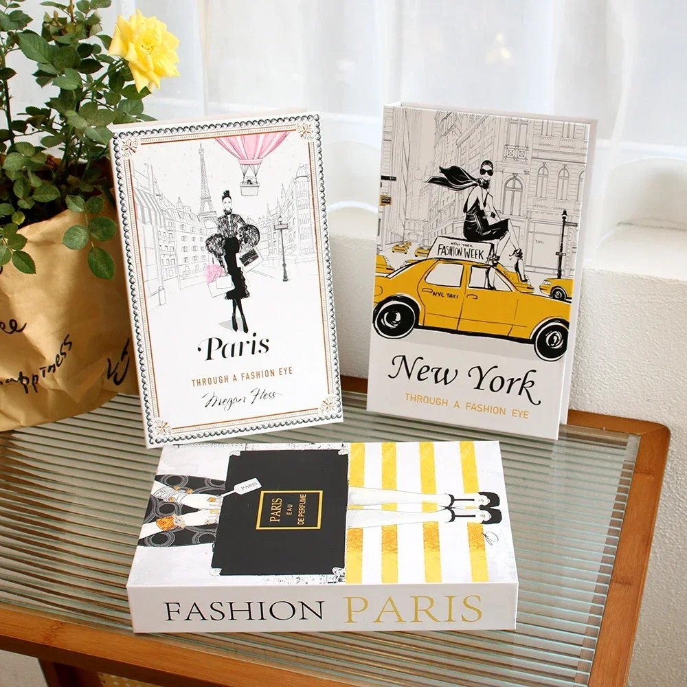 3Pcs Foldable Fashion Fake Books Living Room Decoration Designer Books Coffee Table Ornaments Club Hotel Room Villa Prop Books 3Pcs Foldable Fashion Fake Books Living Room Decoration Designer Books Coffee Table Ornaments Club Hotel Room Villa Prop Books