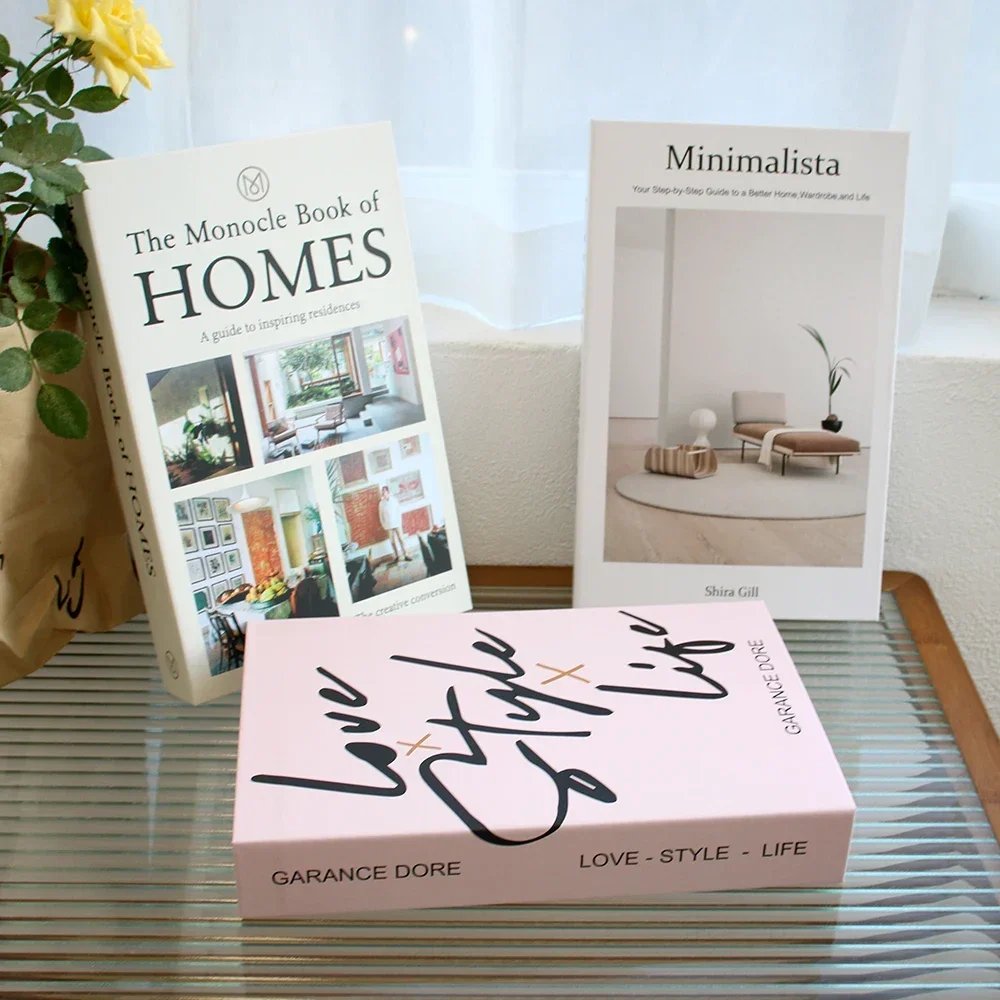 3Pcs Foldable Fashion Fake Books Living Room Decoration Designer Books Coffee Table Ornaments Club Hotel Room Villa Prop Books 3Pcs Foldable Fashion Fake Books Living Room Decoration Designer Books Coffee Table Ornaments Club Hotel Room Villa Prop Books