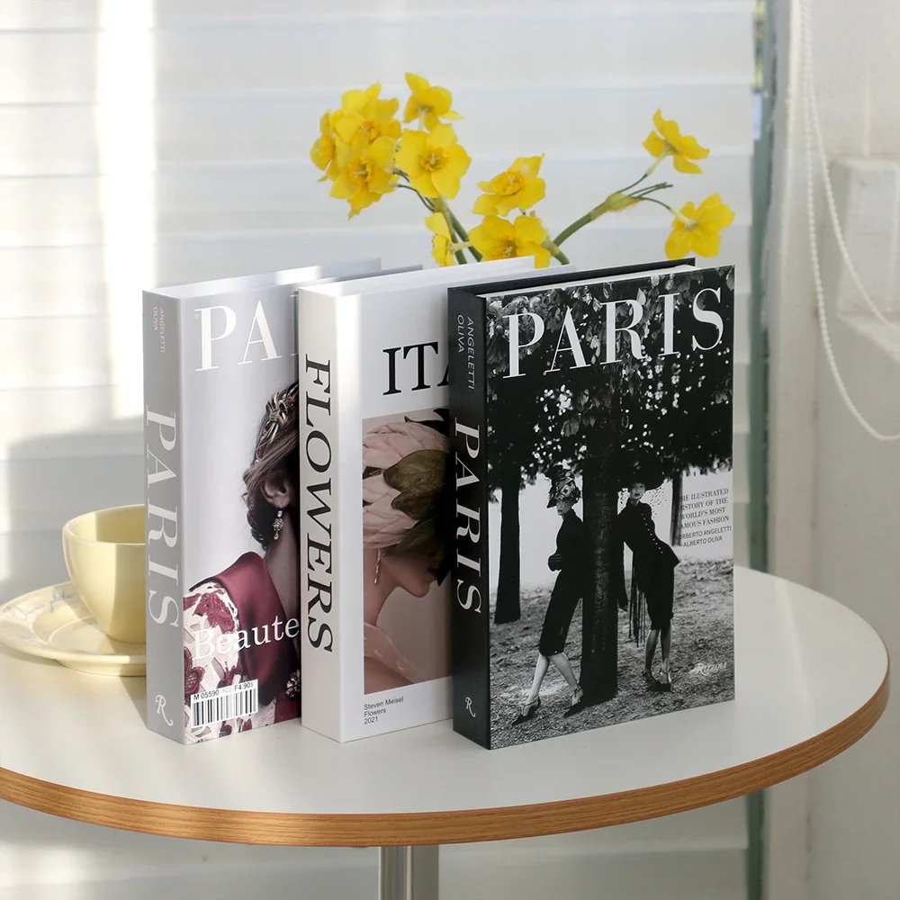 3Pcs Foldable Fashion Fake Books Living Room Decoration Designer Books Coffee Table Ornaments Club Hotel Room Villa Prop Books 3Pcs Foldable Fashion Fake Books Living Room Decoration Designer Books Coffee Table Ornaments Club Hotel Room Villa Prop Books