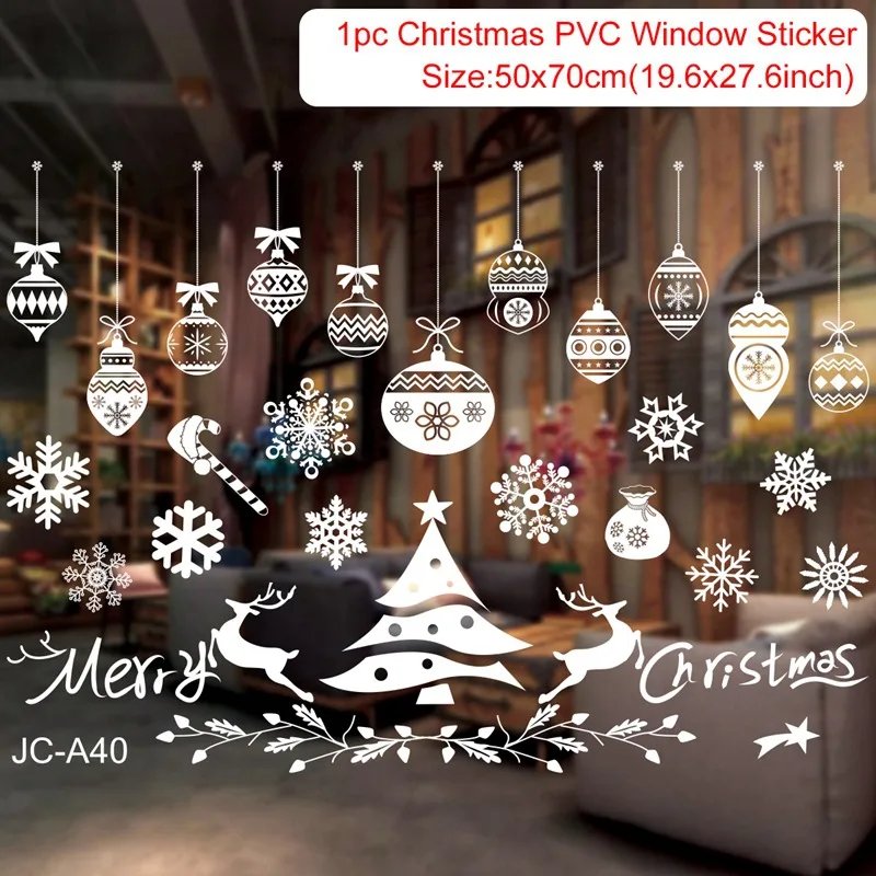 Christmas Window Stickers Christmas Wall Sticker Kids Room Wall Decals Merry Christmas Decorations For Home New Year Stickers Christmas Window Stickers Christmas Wall Sticker Kids Room Wall Decals Merry Christmas Decorations For Home New Year Stickers