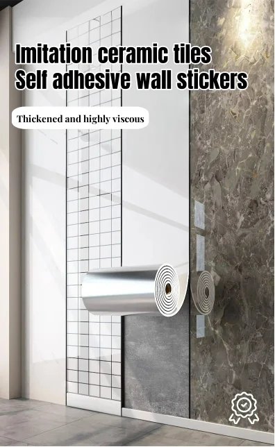 1 roll of marble wall sticker waterproof and anti fouling wallpaper self-adhesive living room and bedroom decorative wallpaper