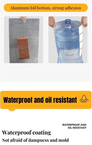 1 roll of marble wall sticker waterproof and anti fouling wallpaper self-adhesive living room and bedroom decorative wallpaper