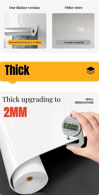 1 roll of marble wall sticker waterproof and anti fouling wallpaper self-adhesive living room and bedroom decorative wallpaper