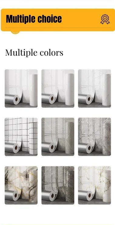 1 roll of marble wall sticker waterproof and anti fouling wallpaper self-adhesive living room and bedroom decorative wallpaper