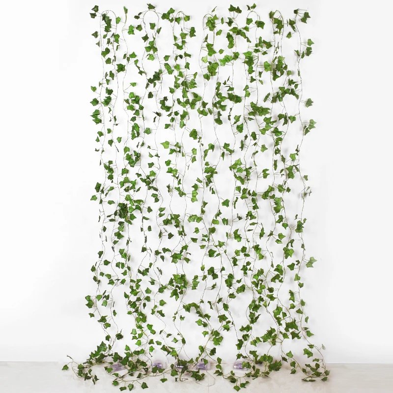 2/5/10M Silk Leaves Fake Creeper Green Leaf Ivy Vine LED String Lights for Home Wedding Hanging Garland Artificial Plants Decor 2/5/10M Silk Leaves Fake Creeper Green Leaf Ivy Vine LED String Lights for Home Wedding Hanging Garland Artificial Plants Decor