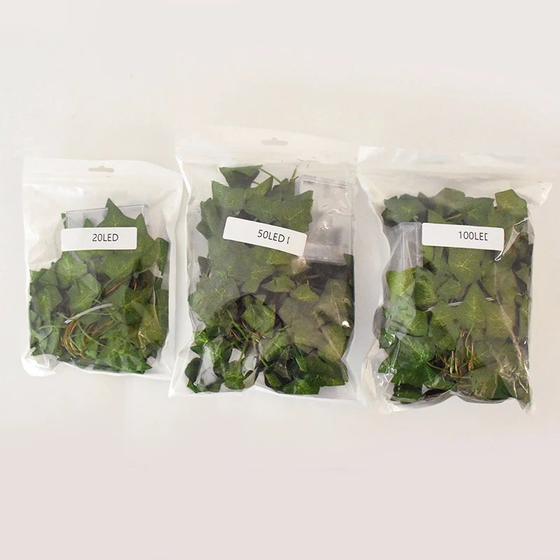 2/5/10M Silk Leaves Fake Creeper Green Leaf Ivy Vine LED String Lights for Home Wedding Hanging Garland Artificial Plants Decor 2/5/10M Silk Leaves Fake Creeper Green Leaf Ivy Vine LED String Lights for Home Wedding Hanging Garland Artificial Plants Decor
