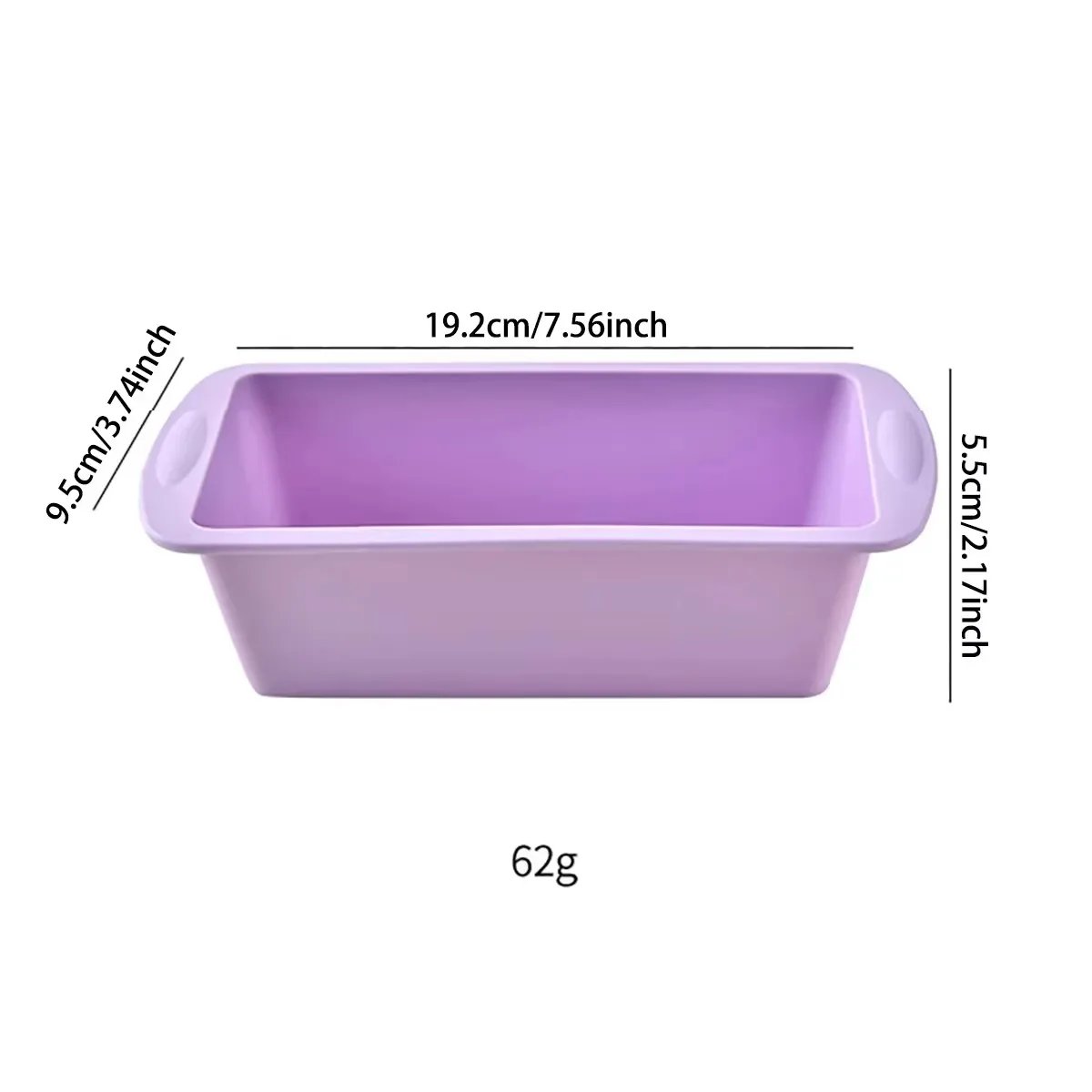 1Pc Household Rectangular Silicone Mold Candy Toast Mould Easter Bread DIY Kitchen Supplies Cake Bakeware Pan Baking Tools