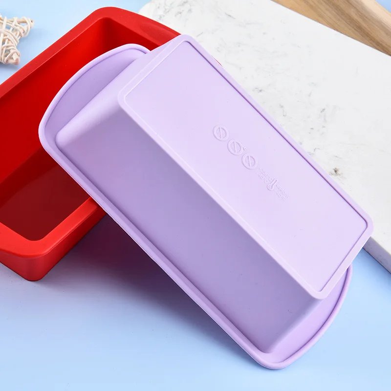 1Pc Household Rectangular Silicone Mold Candy Toast Mould Easter Bread DIY Kitchen Supplies Cake Bakeware Pan Baking Tools