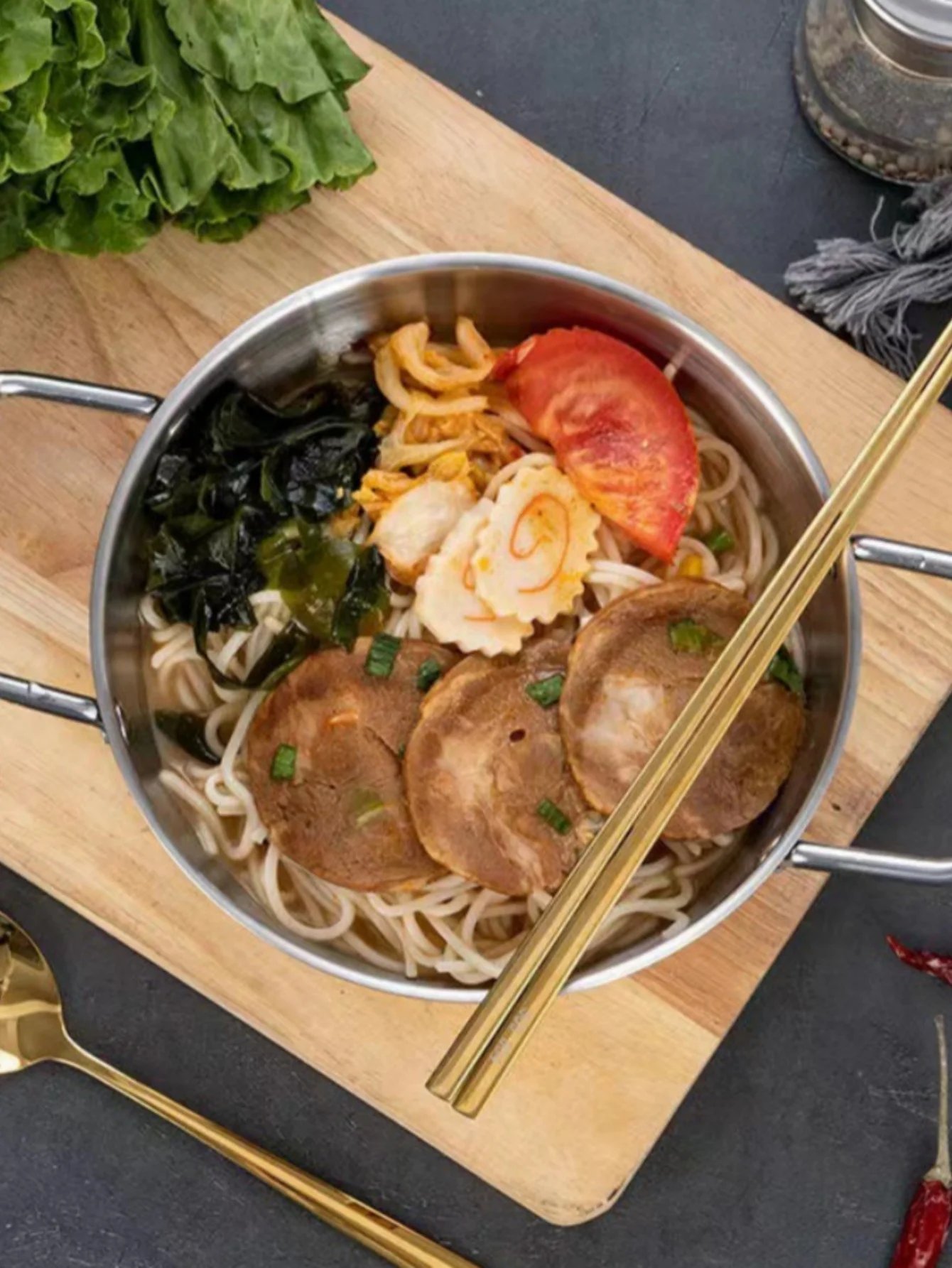 Stainless Steel Cookware Saucepan Dry Pots with Handle Home Cooking Paella Pan Seafood Rice Pot Picnic Snack Plates Stainless Steel Cookware Saucepan Dry Pots with Handle Home Cooking Paella Pan Seafood Rice Pot Picnic Snack Plates