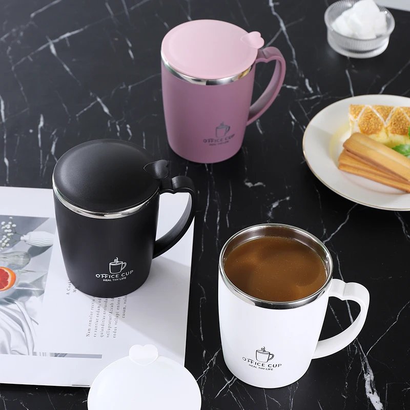 350ml Thermos Mug 304 Stainless Steel Coffee Cup With Handle Leak-Proof Vacuum Flask Insulated Cup Portable Thermal Water Bottle 350ml Thermos Mug 304 Stainless Steel Coffee Cup With Handle Leak-Proof Vacuum Flask Insulated Cup Portable Thermal Water Bottle