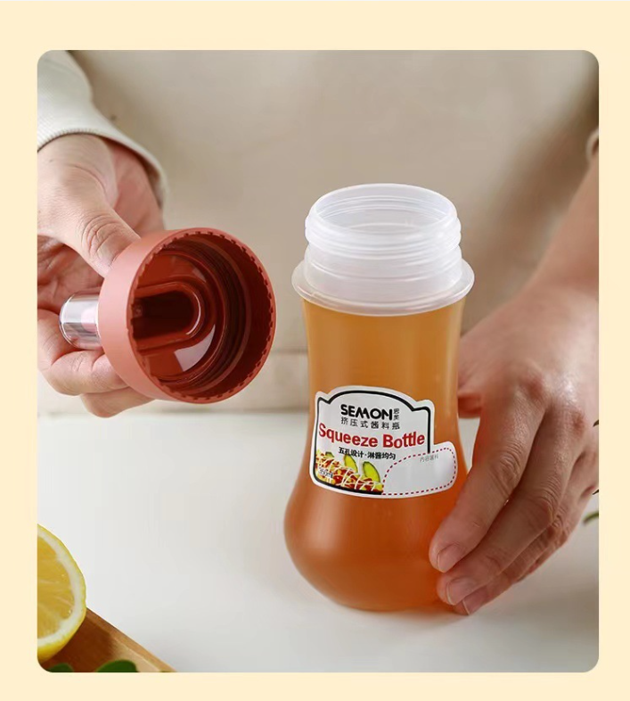 Porous Squeeze Sauce Bottle 350ML Tomato Honey Salad Dressing Container Kitchen Condiment Dispenser for Ketchup BBQ Sauces Oil Porous Squeeze Sauce Bottle 350ML Tomato Honey Salad Dressing Container Kitchen Condiment Dispenser for Ketchup BBQ Sauces Oil