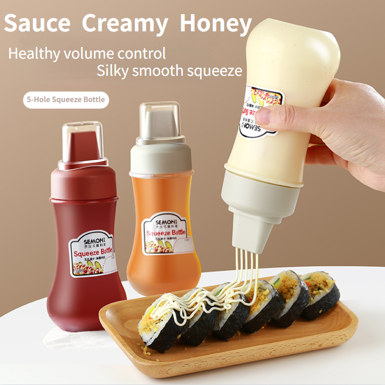 Porous Squeeze Sauce Bottle 350ML Tomato Honey Salad Dressing Container Kitchen Condiment Dispenser for Ketchup BBQ Sauces Oil Porous Squeeze Sauce Bottle 350ML Tomato Honey Salad Dressing Container Kitchen Condiment Dispenser for Ketchup BBQ Sauces Oil