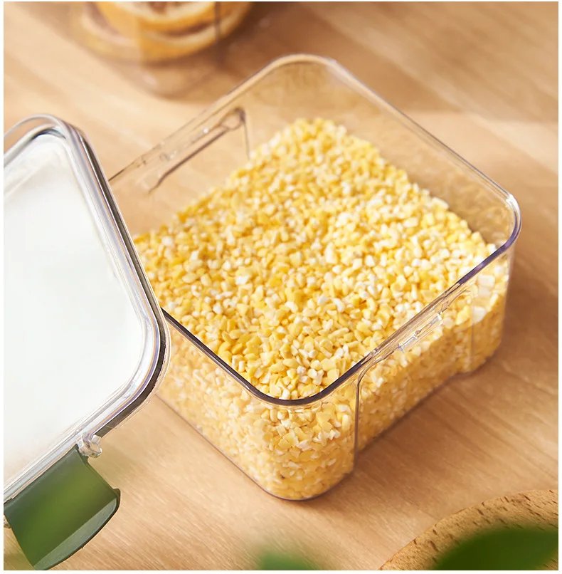 1PC Sealed Jar Airtight Container Grain Pasta Storage Box Plastic Moisture-proof Box Household Kitchen Organizer Seasoning Jars