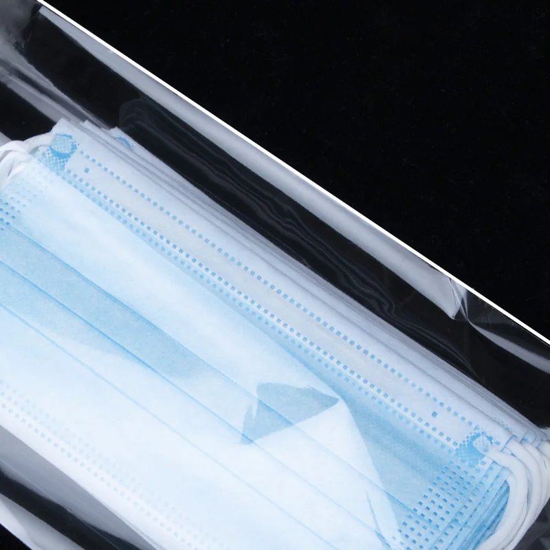 TETP 100Pcs 5Wires Clear Self Adhesive Bag Resealable Waterproof Gift Food Candy Pacakging OPP Plastic Bag Cellophane Storage