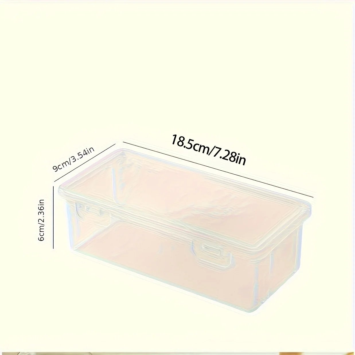1/4pcs Large Clear Plastic Storage Boxes with Hinged Lids Ideal for Jewellery Ornaments Home Supplies and Office Organization 1/4pcs Large Clear Plastic Storage Boxes with Hinged Lids Ideal for Jewellery Ornaments Home Supplies and Office Organization