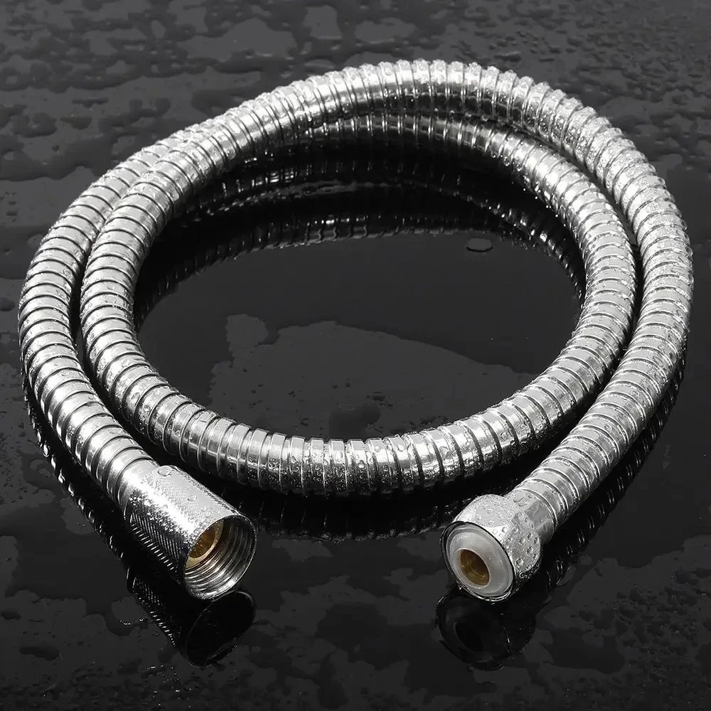 Flexible Stainless Steel Plumbing Hose Shower Head Tube Flexible Bathroom Pipe 1-3m Bath Accessories Flexible Stainless Steel Plumbing Hose Shower Head Tube Flexible Bathroom Pipe 1-3m Bath Accessories